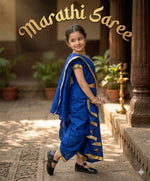 Load image into Gallery viewer, Marathi Saree Costume For Kids Wholesale Pack of 6