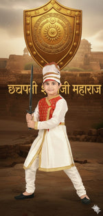 Load image into Gallery viewer, Chhatrapati Shivaji Maharaj Costume For Kids Wholesale Pack of 6