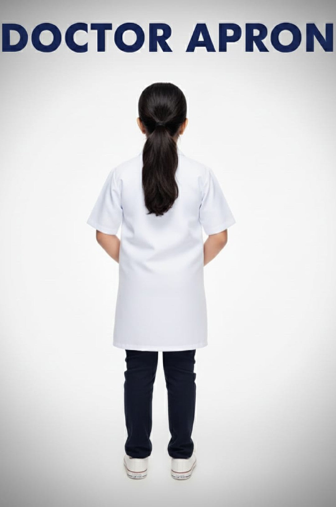 Doctor apron for girls wholesale pack of 6