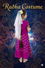 Load image into Gallery viewer, Radha Mata Costume For Kids Wholesale Pack of 6