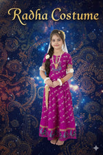 Load image into Gallery viewer, Radha Mata Costume For Kids Wholesale Pack of 6