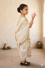 Load image into Gallery viewer, Marathi Saree Costume For Kids Wholesale Pack of 6