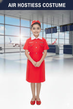 Load image into Gallery viewer, Air Hostess Costume For Kids Wholesale Pack of 6