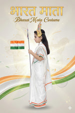Load image into Gallery viewer, Bharat Mata Costume For Kids Wholesale Pack of 6