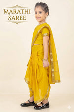 Load image into Gallery viewer, Marathi Saree Costume For Kids Wholesale Pack of 6