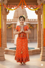 Load image into Gallery viewer, Radha Mata Costume For Kids Wholesale Pack of 6