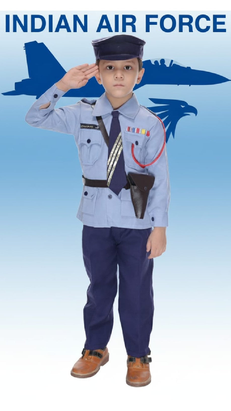Airforce Costume For Kids Wholesale Pack of 6