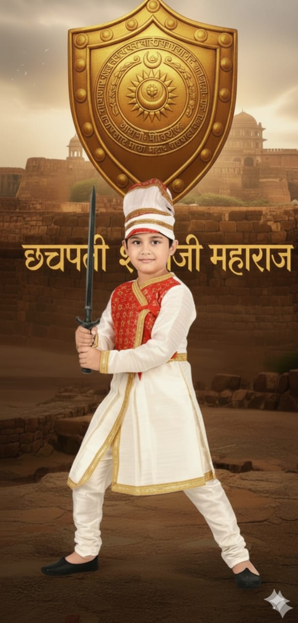 Chhatrapati Shivaji Maharaj Costume For Kids Wholesale Pack of 6