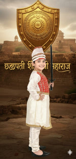 Load image into Gallery viewer, Chhatrapati Shivaji Maharaj Costume For Kids Wholesale Pack of 6
