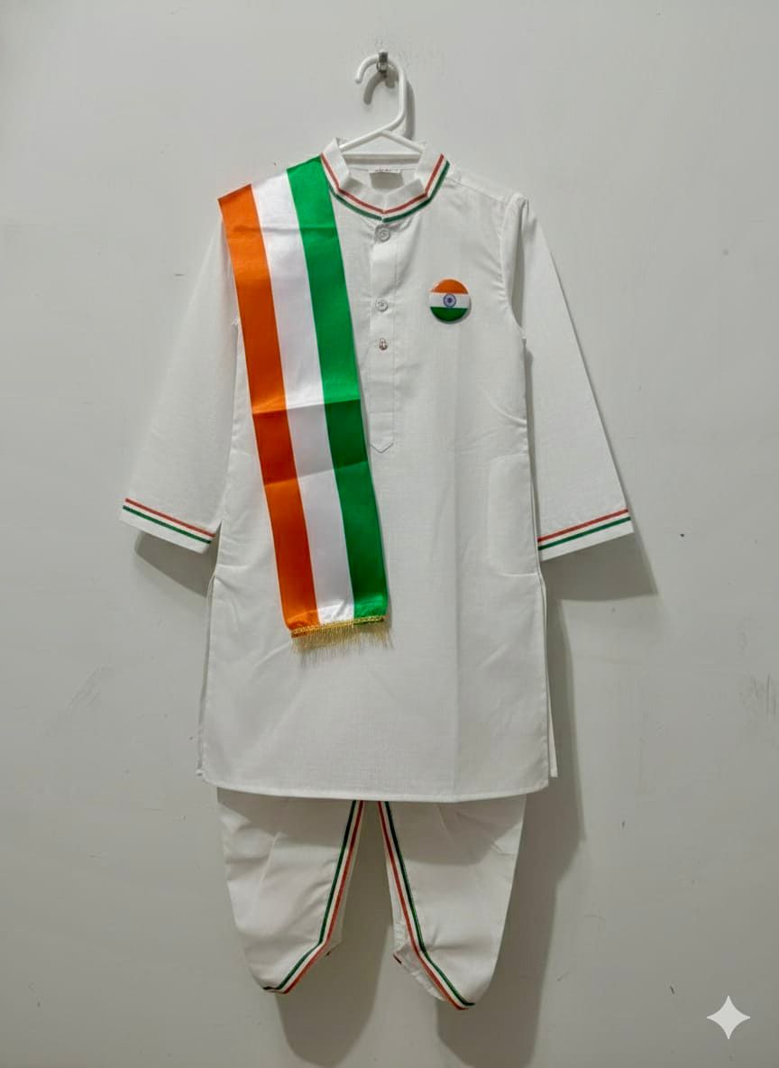 National Flag & Dhoti Kurta Wholesale Pack of 6