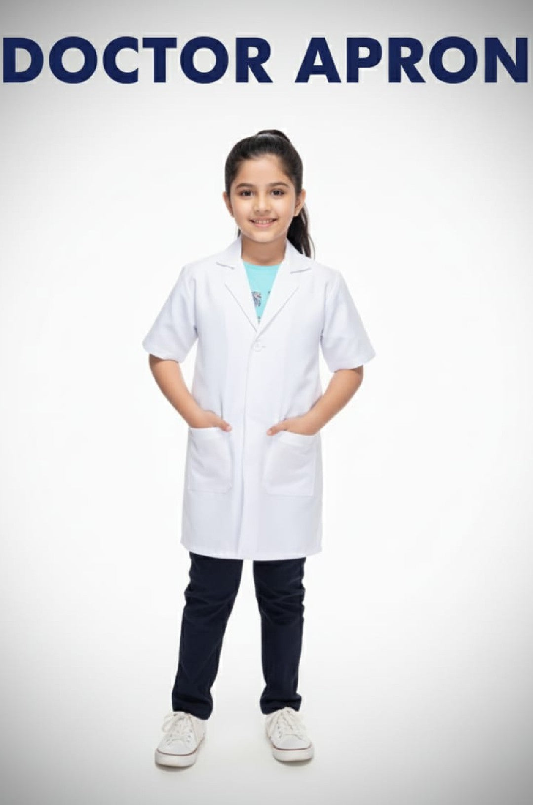 Doctor Apron For Girls Wholesale Pack of 6