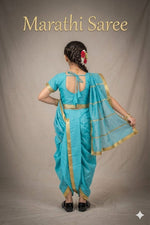 Load image into Gallery viewer, Marathi Saree Costume For Kids Wholesale Pack of 6
