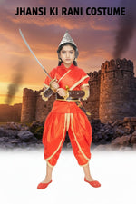 Load image into Gallery viewer, Jhansi Ki Rani Costume For Kids Wholesale Pack of 6
