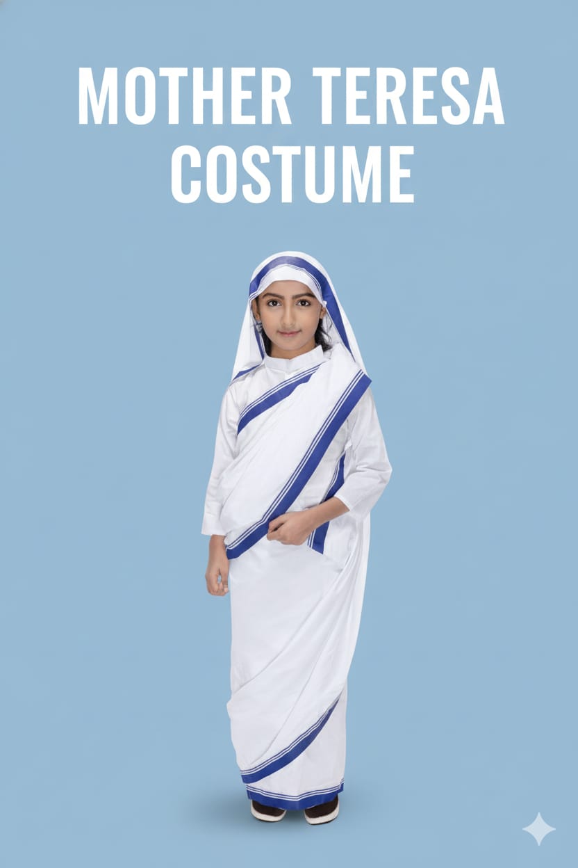 Mother Teresa Costume For Kids Wholesale Pack of 6