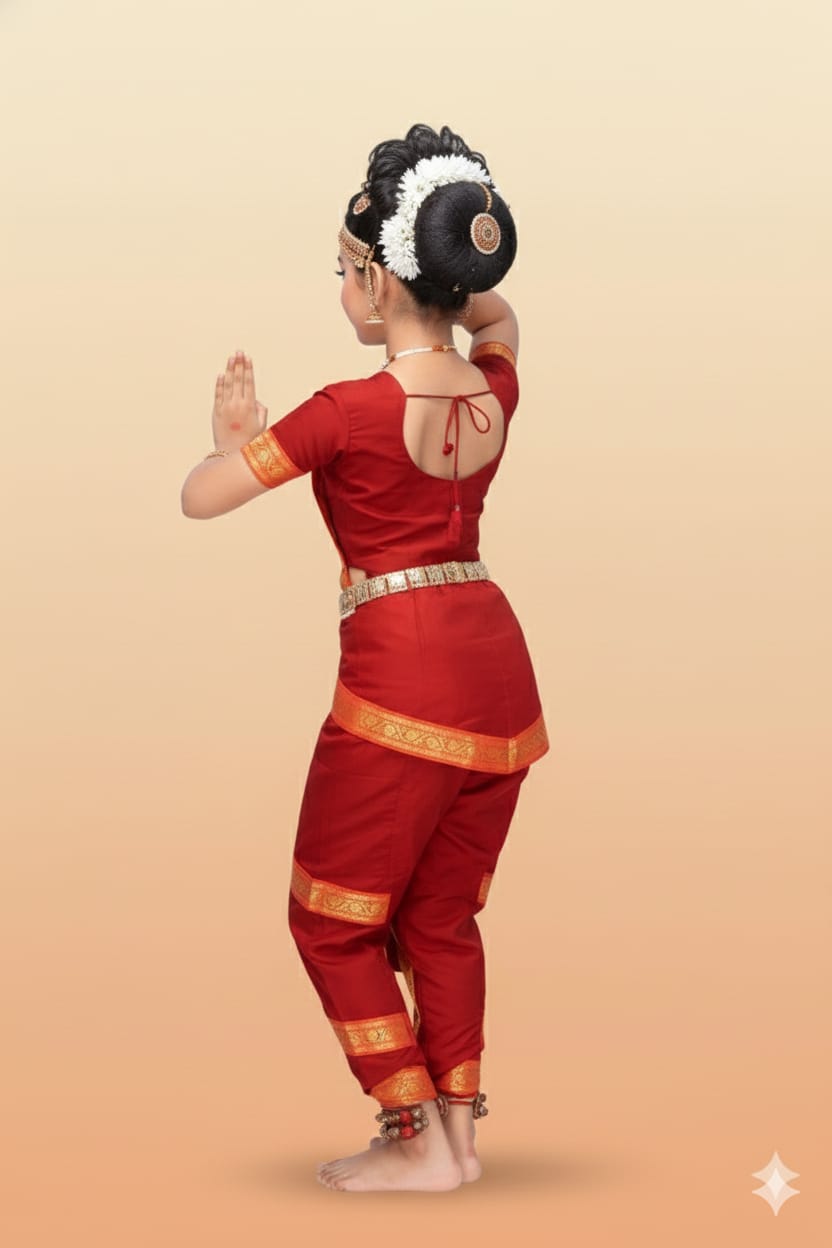 Bharatnatyam Costume For Kids Wholesale Pack of 6