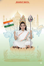 Load image into Gallery viewer, Bharat Mata Costume For Kids Wholesale Pack of 6
