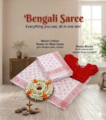 Load image into Gallery viewer, Bengali Saree Costume For Kids Wholesale Pack of 6
