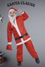 Load and play video in Gallery viewer, Kids Santa Clause Costume Wear Wholesale Pack of 6
