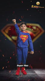 Load and play video in Gallery viewer, Superman Costume  For Kids Wholesale Pack of 6
