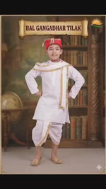 Load and play video in Gallery viewer, Balganga Dhar Tilak Costume For Kids Wholesale Pack of 6
