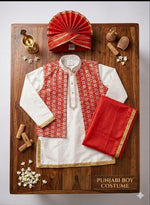 Load image into Gallery viewer, Punjabi Boy Costume For Kids Wholesale Pack of 6
